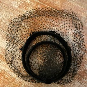 Vintage Velvet & Lace Hat